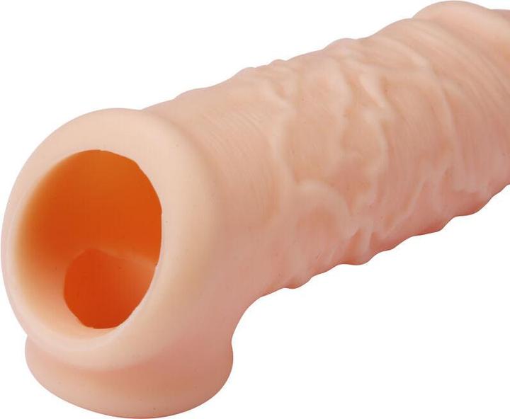 Productafbeelding RealStuff 21689 Verlenger Met Balband 5,5 Prolunga Fallica Per Il Pene In Siliconen Kleur Carne 14