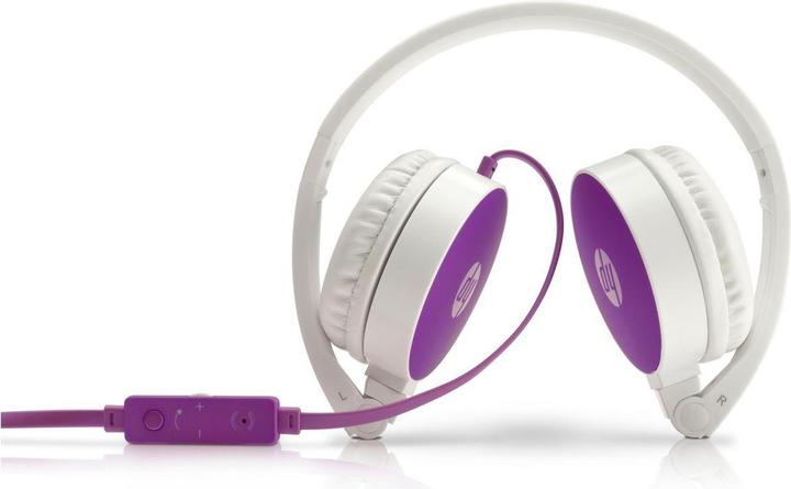 Actual product image HP H2800 Purple Headset (Cable)