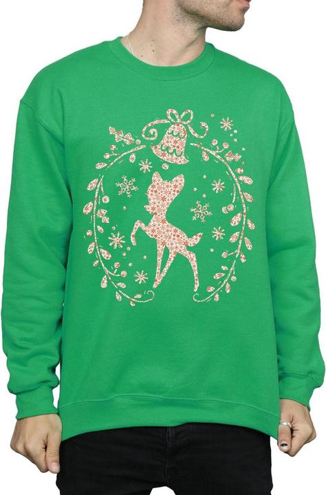 Immagine prodotto Disney Bambi Christmas Wreath Felpa Uomo (M)