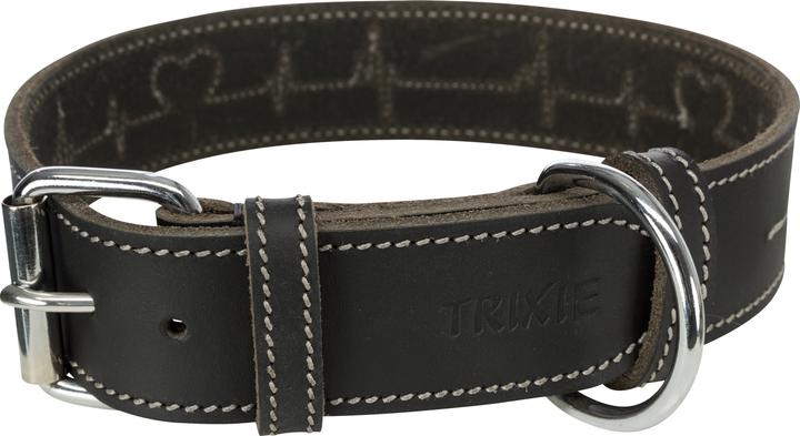 Produktbild Trixie Rustic Fettleder-Halsband Heartbeat (Hund)