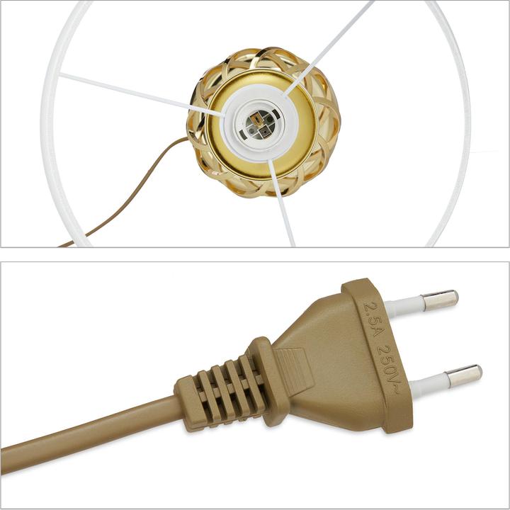 Actual product image Relaxdays Table lamp (E27)