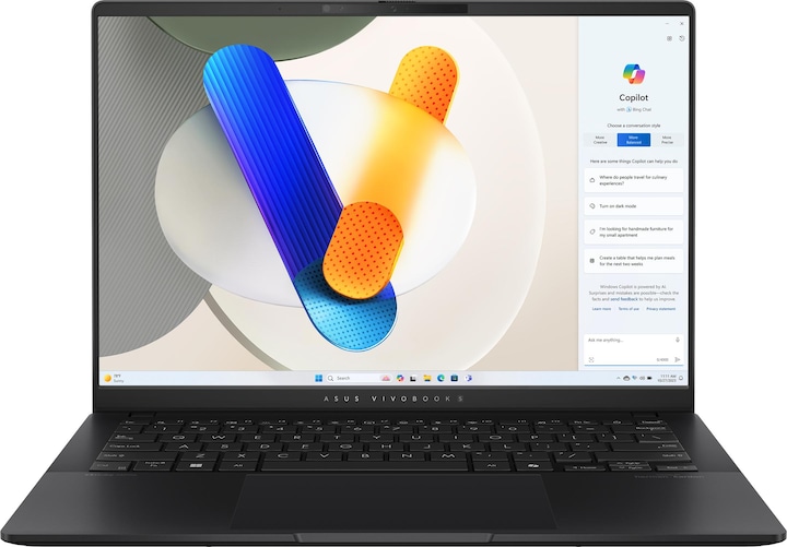 Immagine prodotto ASUS Vivobook S 14 OLED (14", Intel Core Ultra 7 258V, 32.77 GB, 1000 GB, CH)