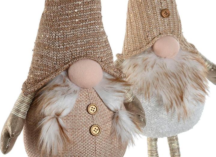 Produktbild Esprit Weihnachtsschmuck Home Weiss Beige Zwerg 30 x 20 x 58 cm (2 Stück) (2 -teilig)