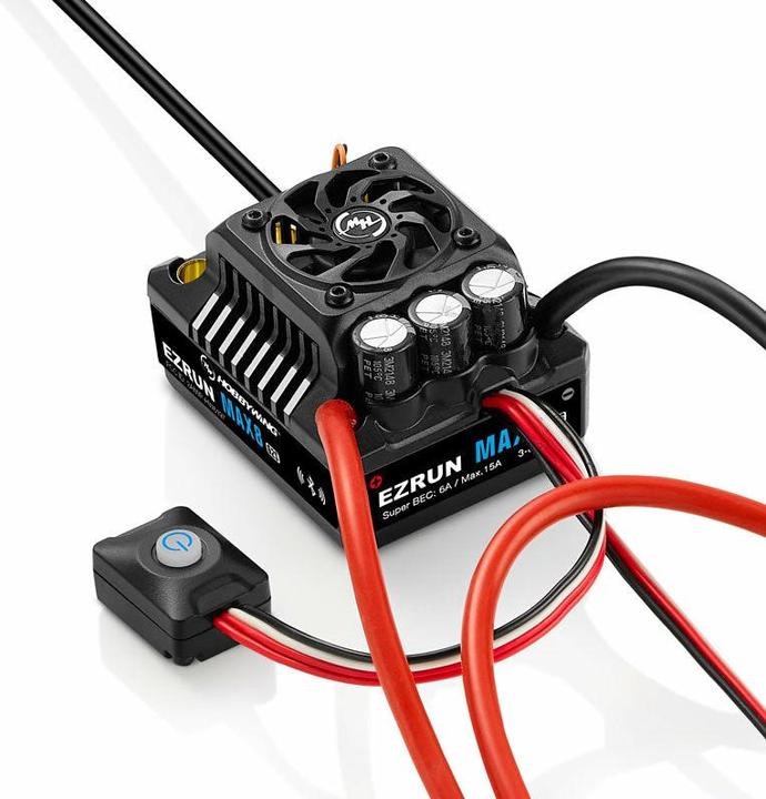 Actual product image Hobbywing Ezrun MAX8 G2S regulator 160 Amp, 3-6s LiPo, BEC 6A
