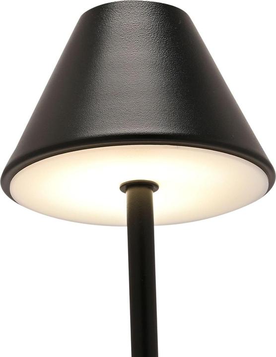 Produktbild Hestia Mattschwarze USB LED TouchTischlampe Medium