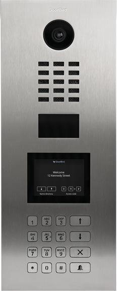 Doorbird D21DKH IP-Video-Türsprechanlage LAN Ausseneinheit Edelstahl V4A (gebürstet) (Ethernet)