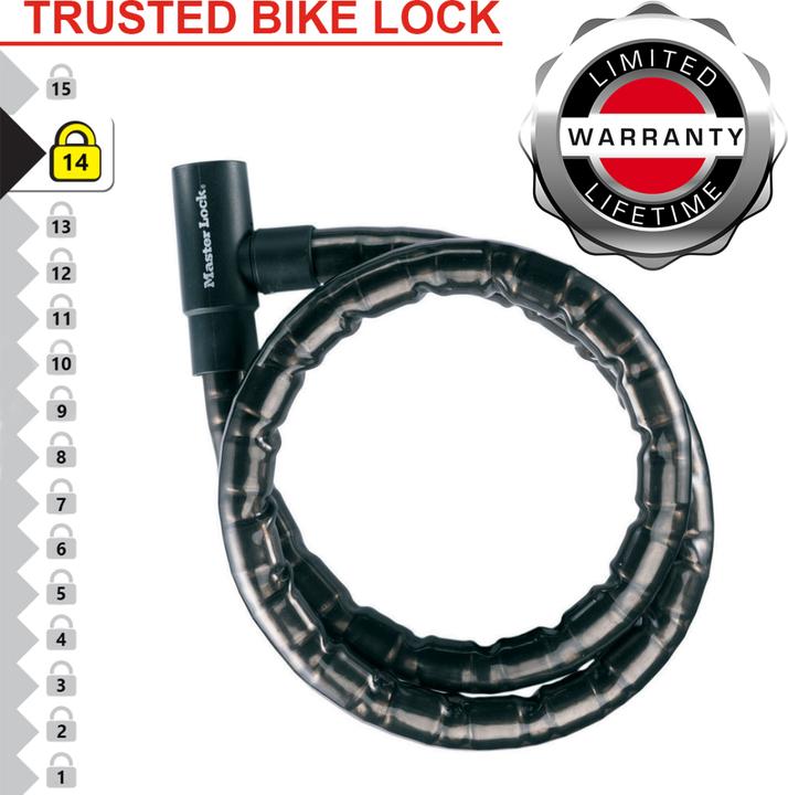 Produktbild Master Lock PanzR Kabelschloss 22 mm x 1.200 mm (120 cm)