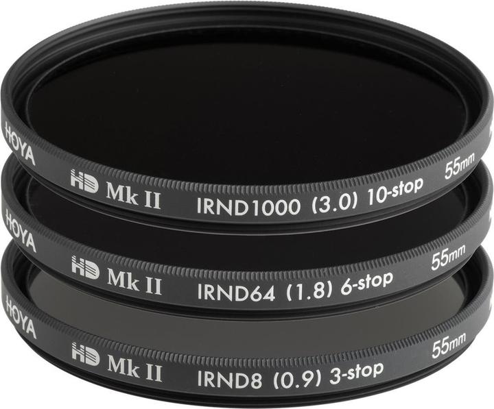 Image du produit Hoya HD MkII IRND FILTER KIT 55mm (55 mm, Filtre gris neutre, 55 mm)