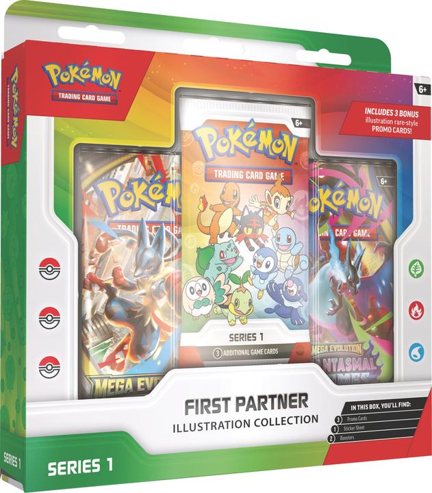 Pokémon P-EN First Partner Illustration Collection #1 (Englisch, Box Set & Collection)