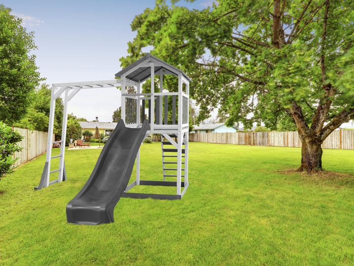 Immagine prodotto Axi Torre da gioco Beach Tower con telaio da arrampicata - Grey Slide
