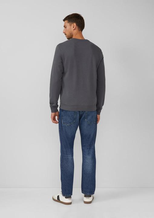 Produktbild s.Oliver Sweatshirt Sweatshirt aus Baumwollmix mit Crew Neck (M)