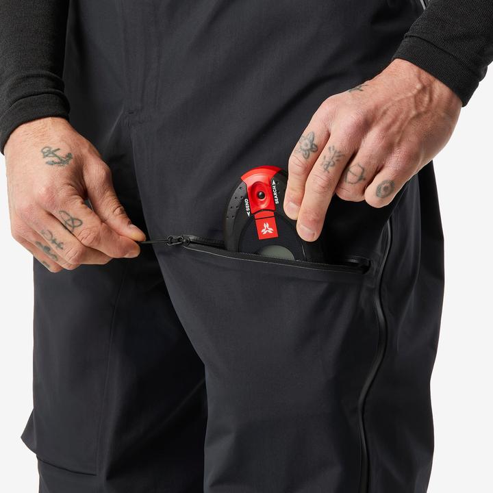 Produktbild Wedze Skihose Herren Latzhose sehr wasserdicht - FR900 schwarz (L)