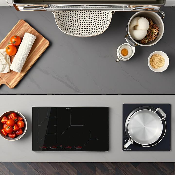 Produktbild Induction Cooktop with Multi-Slider Touch Panel, 9 Power Levels, Booster Timer, and Safety Lock (85 cm, Induktionskochfeld)