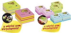 Produktbild Post-it Würfel Promo (76 x 76 mm)