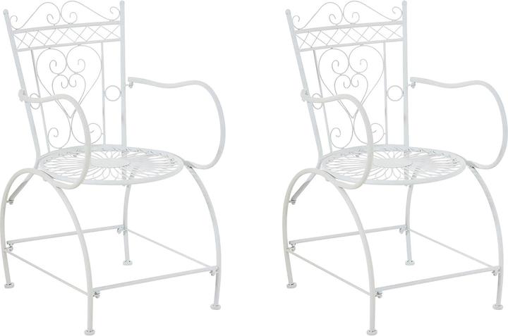 Actual product image CLP Set of 2 Sheela chairs, white