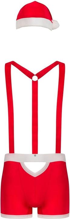 Produktbild Obsessive Mister Claus Boxershorts mit Hosenträger und Mütze (S, M)