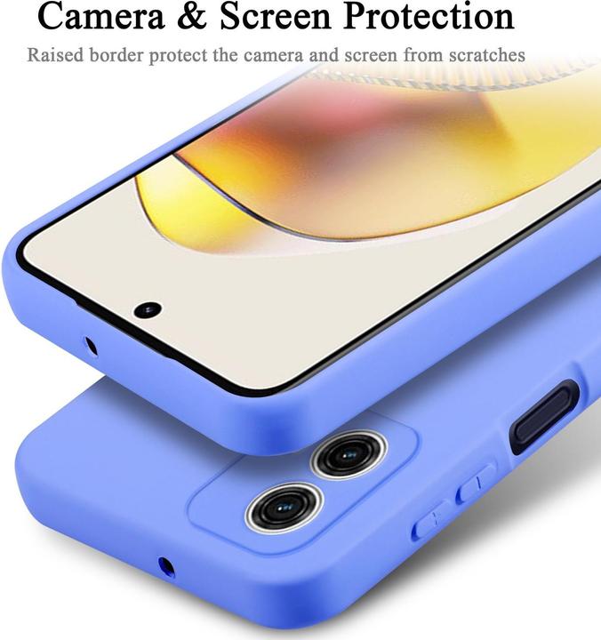Actual product image Cadorabo Case for Motorola Moto G73 TPU in liquid protection silicone design (Motorola Moto G73)