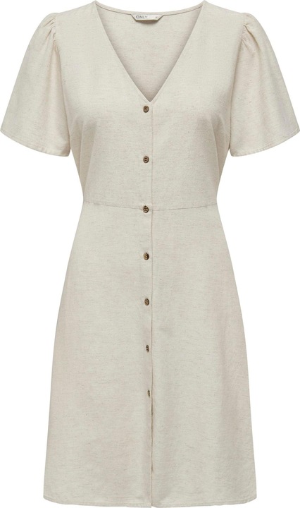 Only Onlvita Life Linen S/S Short Dress Wvn