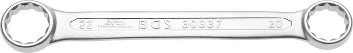 Image du produit BGS Clé polygonales double embouts extra plate 20 x 22 mm (22 mm, 20 mm)