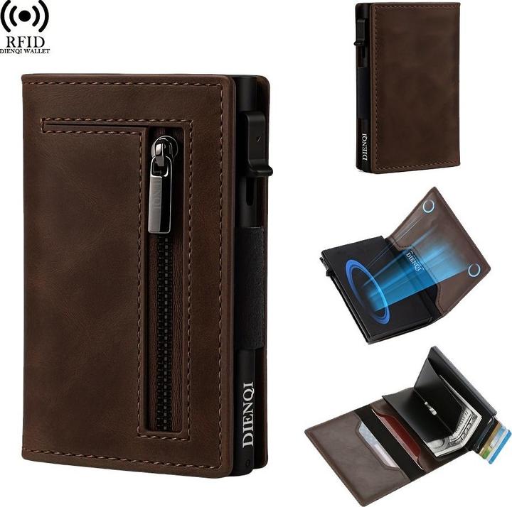 Produktbild Cbx Smart Wallet RFID Kreditkartenhalter Coffee