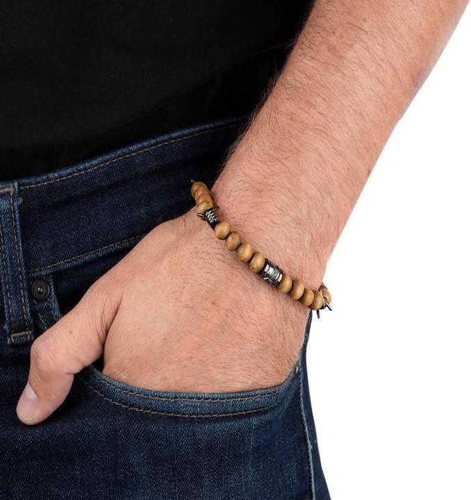 Immagine prodotto Police Bracciale di filo spinato (18 cm, Acciaio inossidabile)