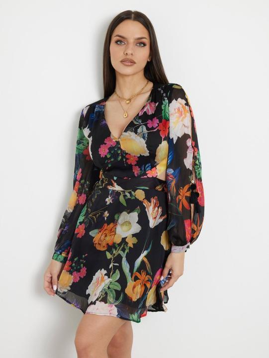 Produktbild Guess kleid mit langen ärmeln, farrah (XS)