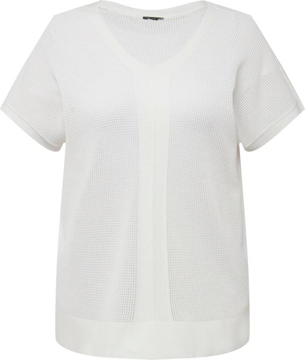 Produktbild Ulla Popken Pullover, Struktur, Oversized, V-Ausschnitt, ärmellos (46, 48)