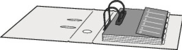 Image du produit Biella Registre Carton A4 1-10, 4 trous