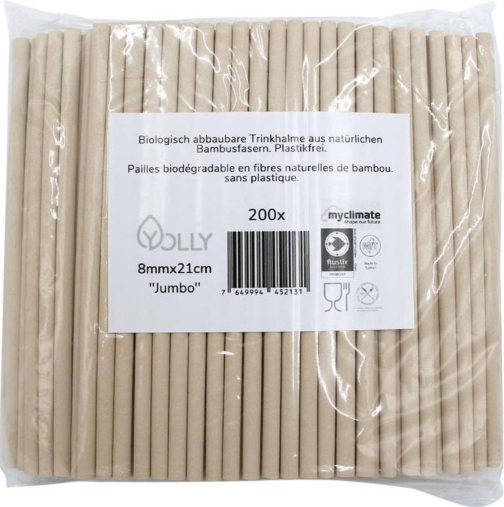 Trinkhalm Bambusfaser (200 x)
