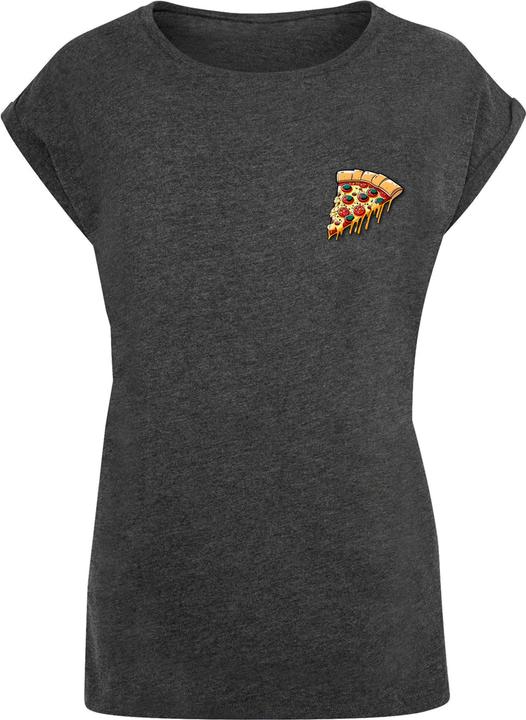 Produktbild Merchcode Ladies Pizza Comic Extended Shoulder Tee - 116357 (XL)