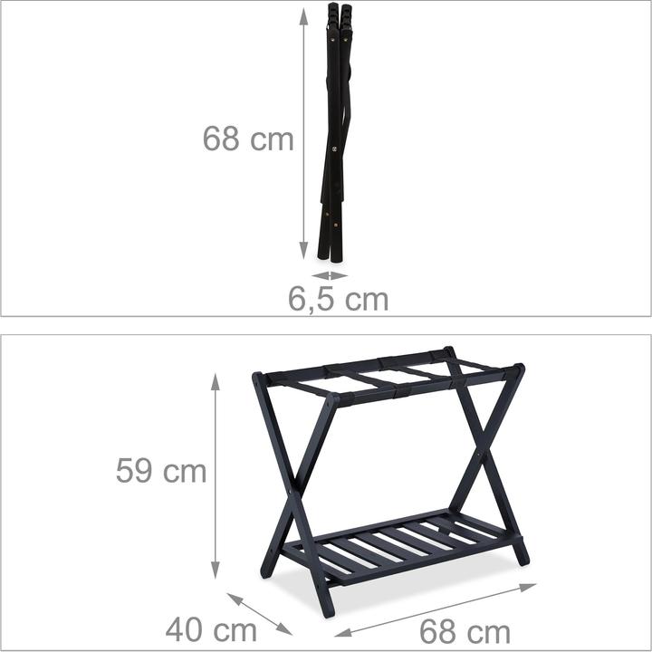 Image du produit Relaxdays Support de valise (Porte-valise)