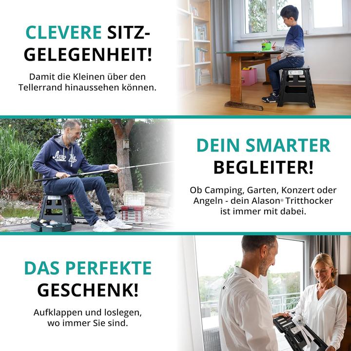 Produktbild Alason Klappbarer Tritthocker