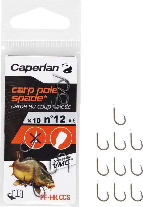 Produktbild Caperlan Haken Plättchenhaken Karpfenstippen (10 cm)