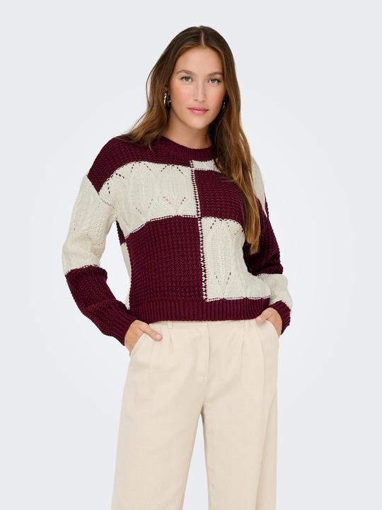 Actual product image JdY Jdyjusty L/S Mix Struc Pullover Knt Noos (S)
