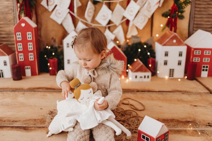Image du produit Kikadu Poupée ange en peluche