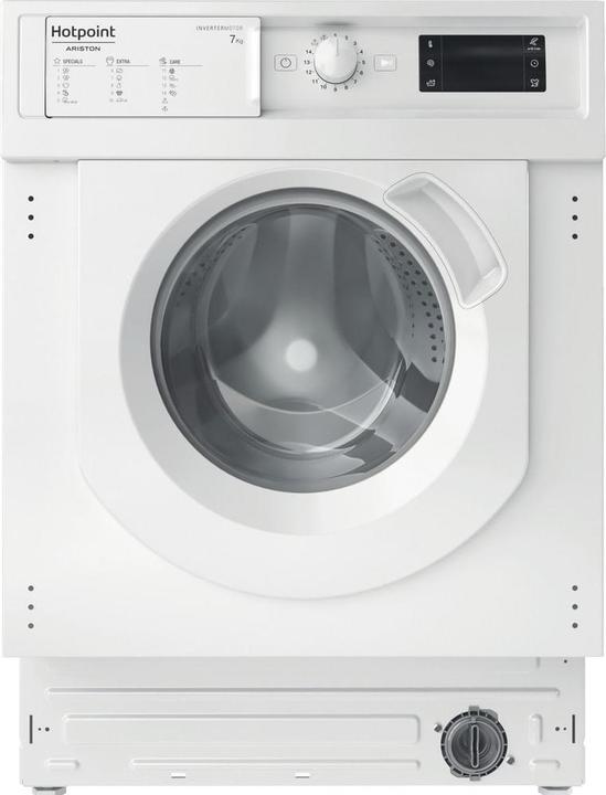 Hotpoint BI WMHG 71483 EU N Frontlader-Waschmaschine 7 kg 1400 U/min Weiss (7 kg, Links)