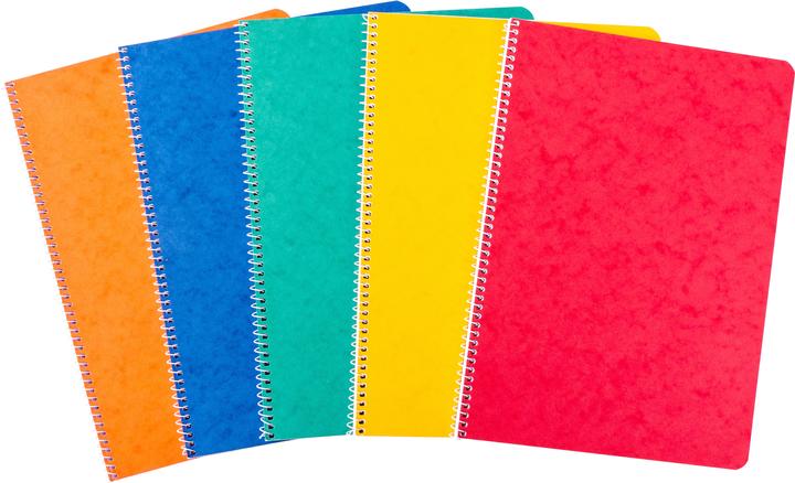 Produktbild Novooo Spiralheft assortiert (A4, Kariert, Weicher Einband)
