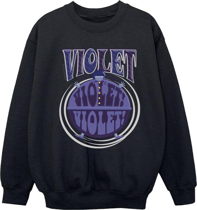 Produktbild Willy Wonka & the Chocolate Factory Violet Turning Violet Sweatshirt Mädchen (152, 158)