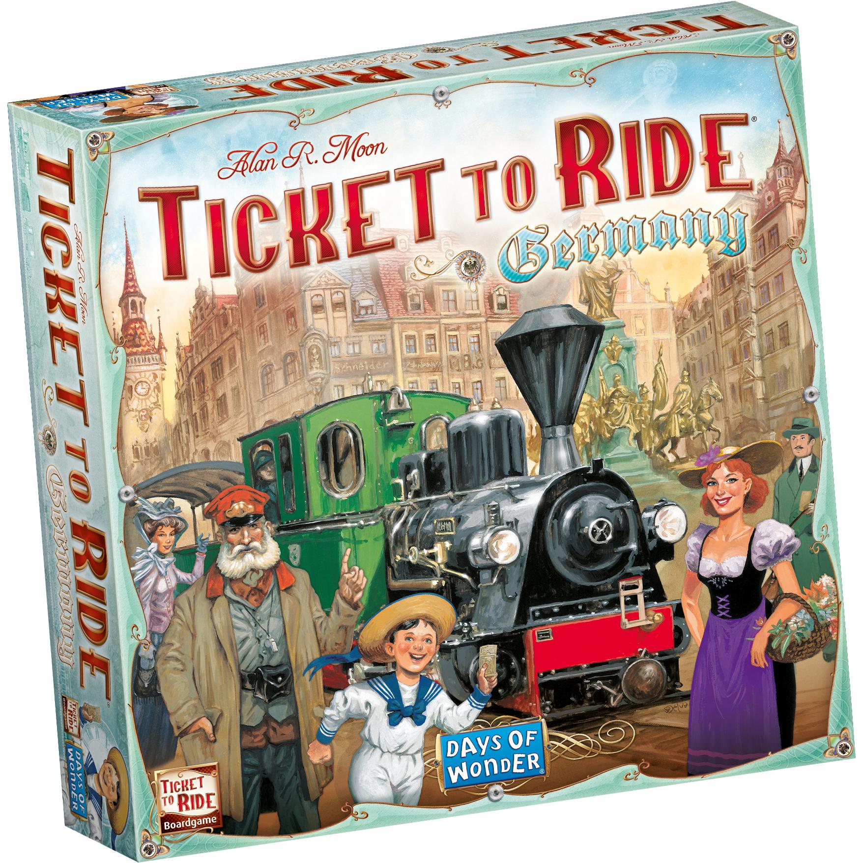 Asmodée Multicolore Giorni Di Meraviglia Bordspel Ticket To Ride Germania (Inglese, 2 - 5 Giocatori)
