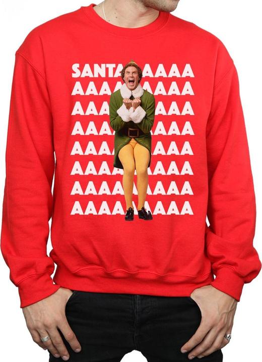 Immagine prodotto Elf Buddy Santa Scream Felpa Uomo (L)