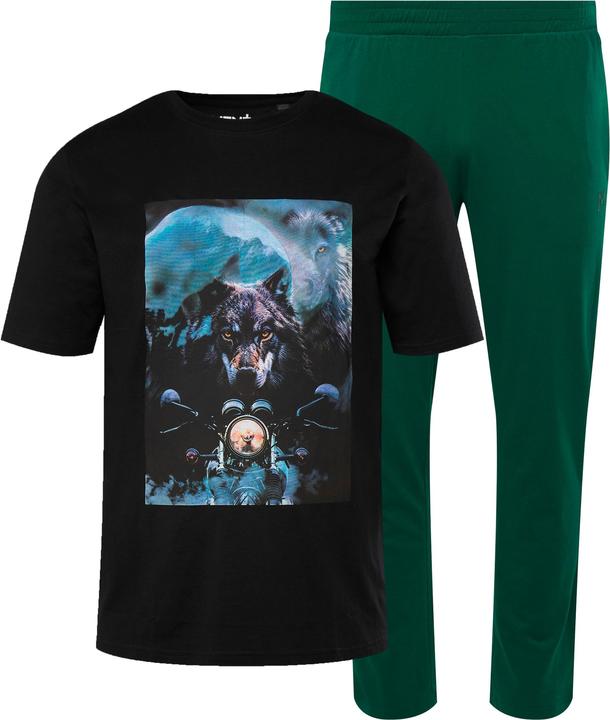 Produktbild Men+ Schlafanzug, Zweiteiler, T-Shirt, lange Hose (4XL)