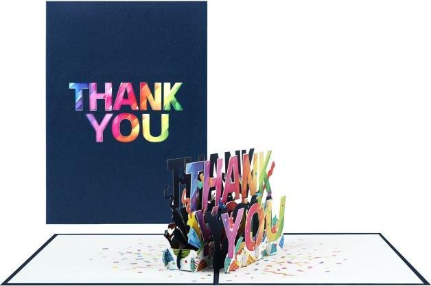Immagine prodotto MU Classic Biglietto di ringraziamento pop-up 3D - Grazie (1 pz.)