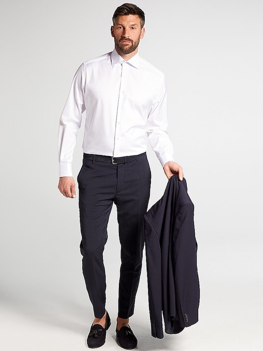 Produktbild Eterna Herrenhemd MODERN FIT Langarm Standard WEISS Gr.46 (46)