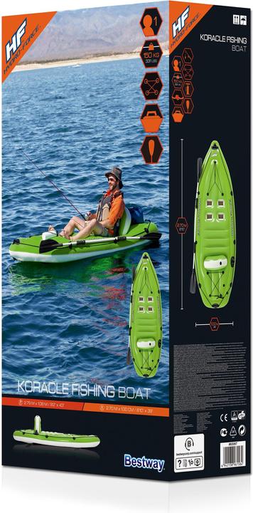 Actual product image Bestway Inflatable kayak Koracle, 279x100x57 cm (1 pers.)