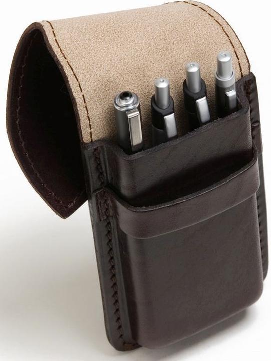 Produktbild Mika Stifteetui fr 4 Stifte, Sattelleder, braun