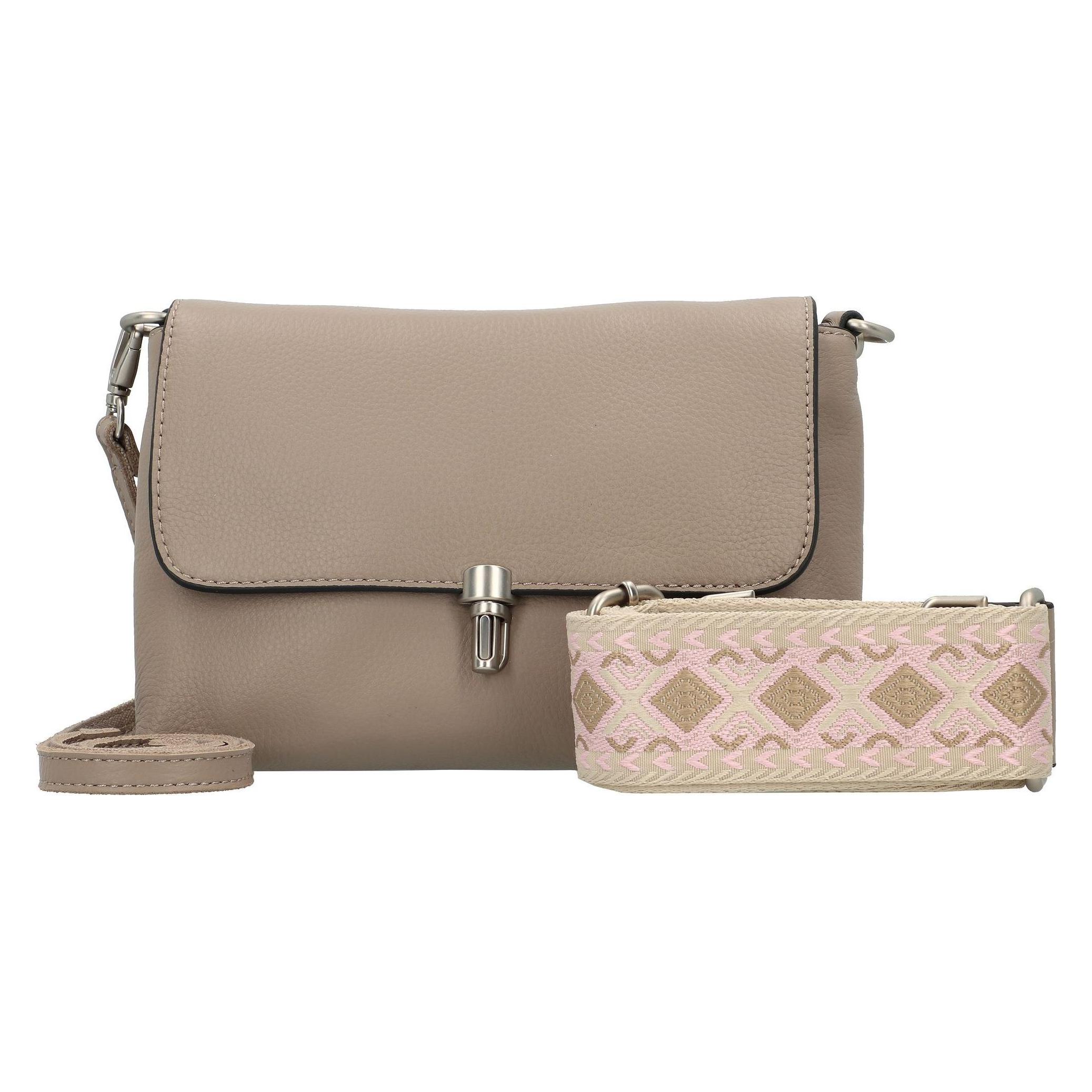 FredsBruder, Damen, Handtasche, Sha Na Umhängetasche Leder 23.5 Cm, Grau