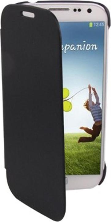 Produktbild König Design Handyhülle für Samsung Galaxy S4 Schutztasche Wallet Cover 360 Case Etui Schwarz (Samsung Galaxy S4)