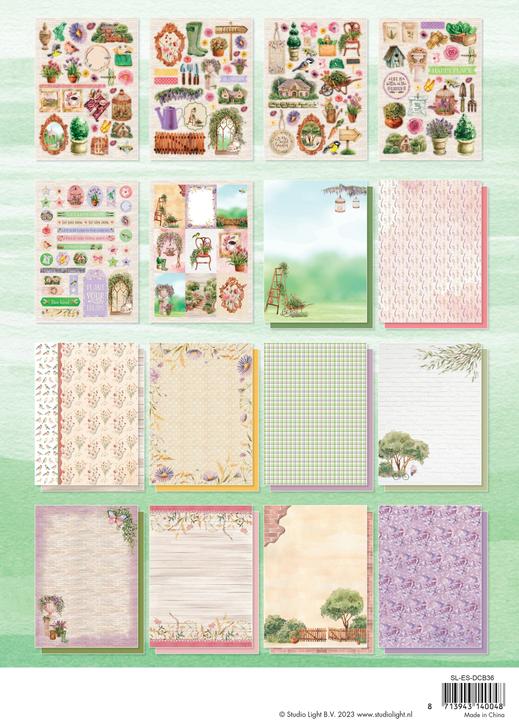 Image du produit art by marlene Bloc de papier DIY "Secret Garden" 32 feuilles A4 Essentials (A4)