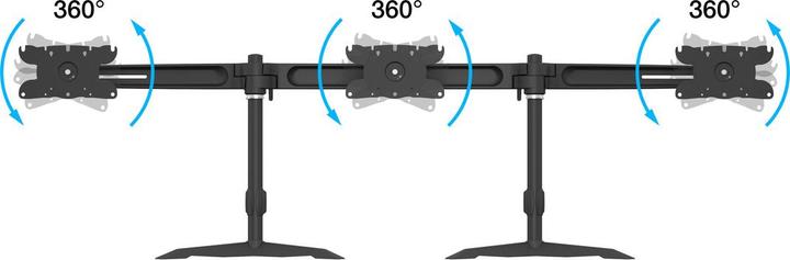 Produktbild Multibrackets Triple L (Tisch, 32", 8 kg)