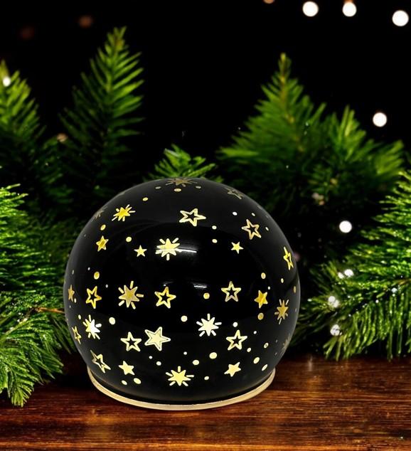 Produktbild GuGus LED Glas Kugel schwarz
